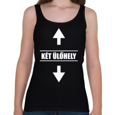 PRINTFASHION Dupla Ülőhely - Női atléta - Fekete női trikó