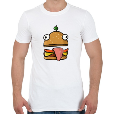PRINTFASHION Durr burger - Fortnite - Férfi póló - Fehér