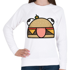 PRINTFASHION Durr Burger - Női pulóver - Fehér női pulóver, kardigán