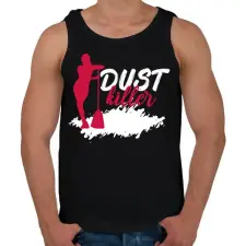 PRINTFASHION Dust killer - Férfi atléta - Fekete atléta, trikó