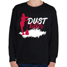 PRINTFASHION Dust killer - Gyerek pulóver - Fekete gyerek pulóver, kardigán
