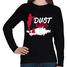 PRINTFASHION Dust killer - Női pulóver - Fekete női pulóver, kardigán