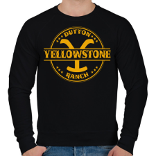 PRINTFASHION Dutton Ranch - Férfi pulóver - Fekete férfi pulóver, kardigán