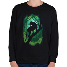 PRINTFASHION Dzsungel könyve - Gyerek pulóver - Fekete gyerek pulóver, kardigán