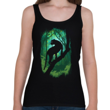 PRINTFASHION Dzsungel könyve - Női atléta - Fekete női trikó