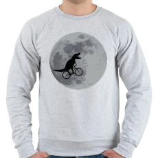 PRINTFASHION E.T.rex - Férfi pulóver - Sport szürke