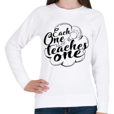 PRINTFASHION Each one..  - Női pulóver - Fehér