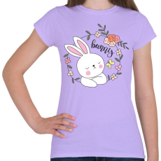 PRINTFASHION Easter Bunny  - Női póló - Viola