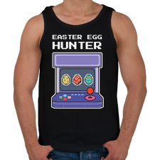 PRINTFASHION Easter egg hunter - Férfi atléta - Fekete atléta, trikó
