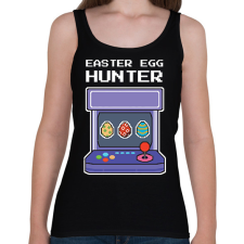 PRINTFASHION Easter egg hunter - Női atléta - Fekete női trikó