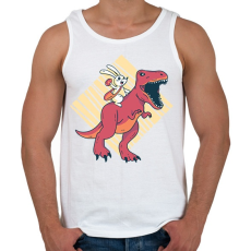 PRINTFASHION Easter rabbit - Férfi atléta - Fehér