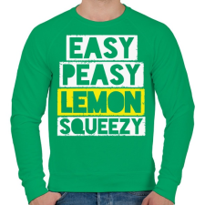 PRINTFASHION Easy peaasy - Férfi pulóver - Zöld férfi pulóver, kardigán