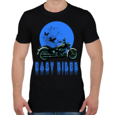 PRINTFASHION easy rider - Férfi póló - Fekete