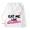 PRINTFASHION Eat me like Dahmer - Sportzsák, Tornazsák - Fehér