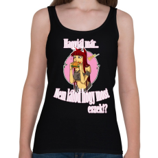 PRINTFASHION EAT - Női atléta - Fekete