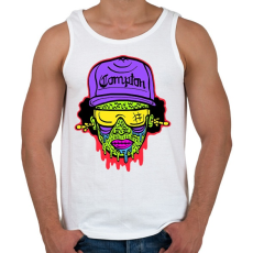 PRINTFASHION Eazy-E - Férfi atléta - Fehér