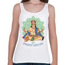 PRINTFASHION Ébredj! Kelj fel! - Női atléta - Fehér