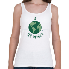 PRINTFASHION Eco warrior - Női atléta - Fehér