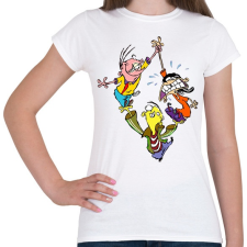 PRINTFASHION Ed Edd Eddy - Női póló - Fehér női póló