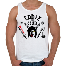 PRINTFASHION Eddie Munson Fan Club - Férfi atléta - Fehér atléta, trikó