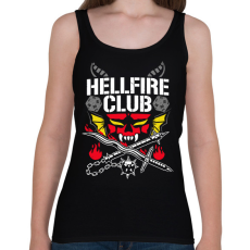 PRINTFASHION Eddie Munson Hellfire Club - Női atléta - Fekete