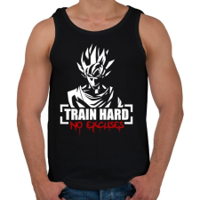 PRINTFASHION Eddz keményen! - Férfi atléta - Fekete atléta, trikó