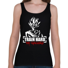 PRINTFASHION Eddz keményen! - Női atléta - Fekete