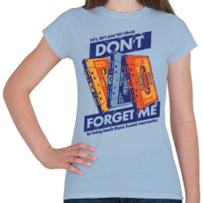 PRINTFASHION Édes emlék - Női póló - Világoskék