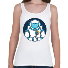 PRINTFASHION Édes Galaxis - Női atléta - Fehér női felső