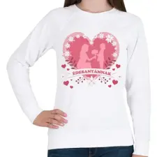 PRINTFASHION Édesanyámnak - Női pulóver - Fehér női pulóver, kardigán