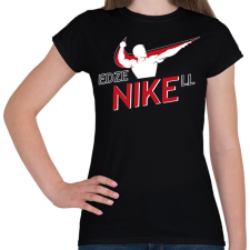 PRINTFASHION EdzeNIKEll - Női póló - Fekete női póló