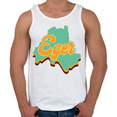 PRINTFASHION Eger - Férfi atléta - Fehér