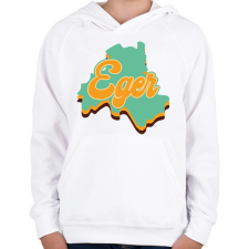 PRINTFASHION Eger - Gyerek kapucnis pulóver - Fehér gyerek pulóver, kardigán