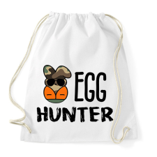 PRINTFASHION Egg hunter - Sportzsák, Tornazsák - Fehér tornazsák