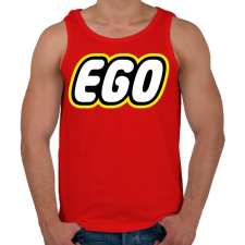 PRINTFASHION Ego - Férfi atléta - Piros atléta, trikó