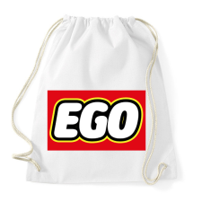 PRINTFASHION Ego - Lego - Sportzsák, Tornazsák - Fehér tornazsák