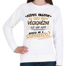 PRINTFASHION Egy évad egy nap alatt - Sorozatfüggő - Női pulóver - Fehér női pulóver, kardigán