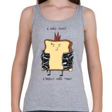 PRINTFASHION Egy kemény szendvics - Női atléta - Sport szürke