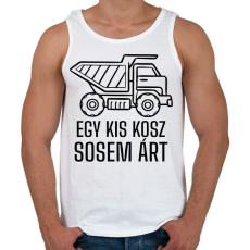 PRINTFASHION Egy kis kosz - Férfi atléta - Fehér