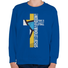 PRINTFASHION Egy kis röpladba - Gyerek pulóver - Királykék gyerek pulóver, kardigán