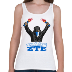 PRINTFASHION Egyedi szurkolói minta #10 - Női atléta - Fehér