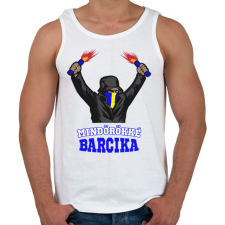 PRINTFASHION Egyedi szurkolói minta #11 - Férfi atléta - Fehér atléta, trikó