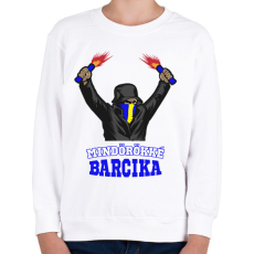 PRINTFASHION Egyedi szurkolói minta #11 - Gyerek pulóver - Fehér