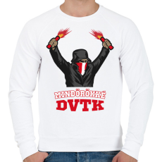 PRINTFASHION Egyedi szurkolói minta #2 - Férfi pulóver - Fehér