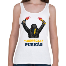 PRINTFASHION Egyedi szurkolói minta #7 - Női atléta - Fehér női trikó