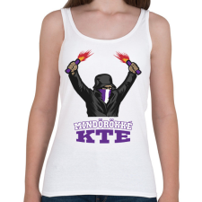 PRINTFASHION Egyedi szurkolói minta #9 - Női atléta - Fehér női trikó