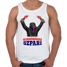 PRINTFASHION Egyedi szurkolói minta - Férfi atléta - Fehér atléta, trikó