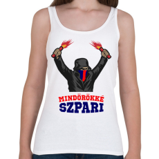 PRINTFASHION Egyedi szurkolói minta - Női atléta - Fehér