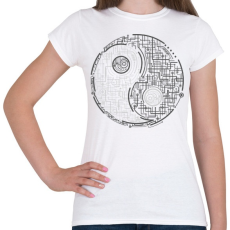 PRINTFASHION Egyensúly - Női póló - Fehér