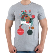 PRINTFASHION Egyensúlyban - Férfi póló - Sport szürke férfi póló